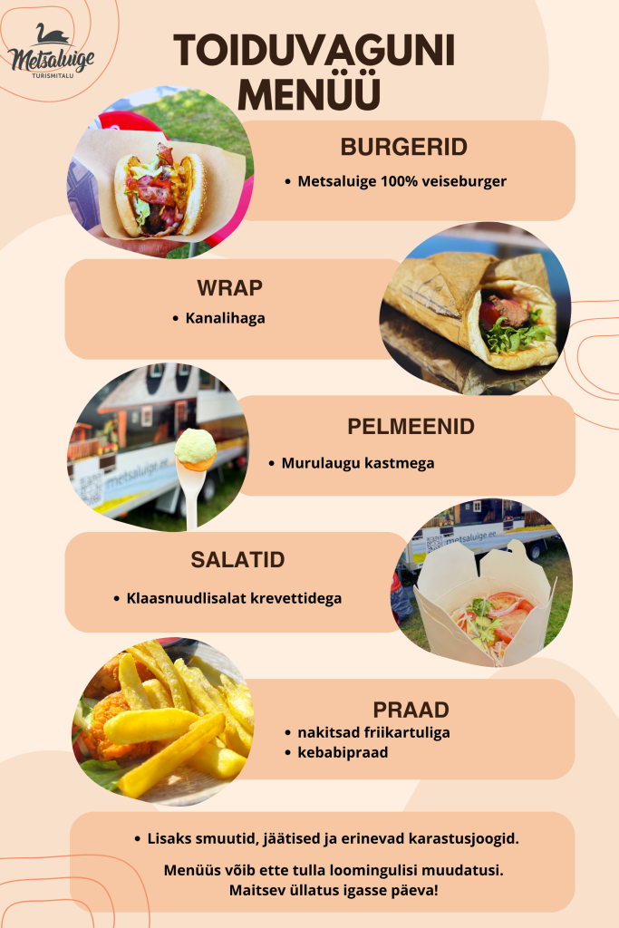 toiduvaguni menüü